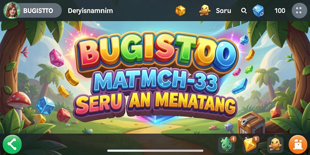 Tampilan gameplay seru dari BUGISTOTO yang penuh warna.