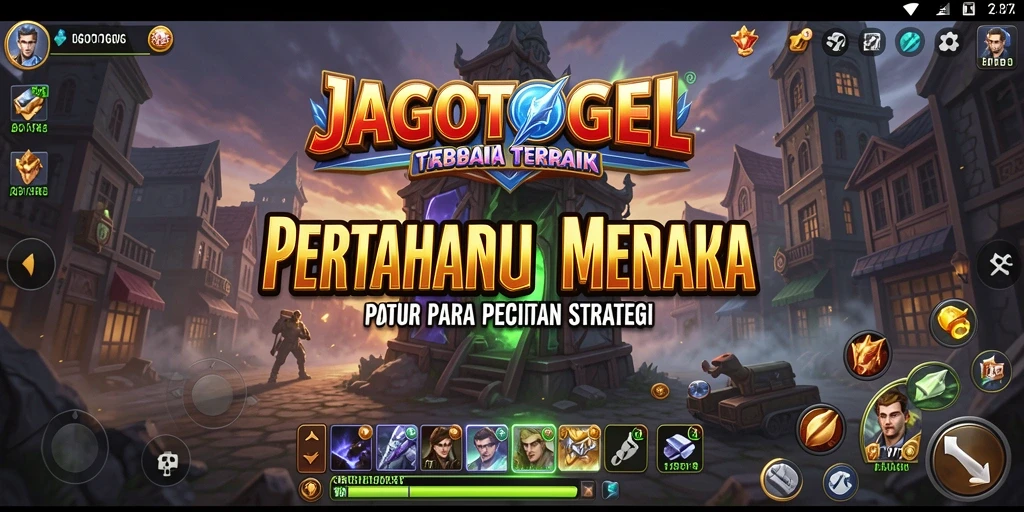 Tampilan gameplay menarik dari JAGOTOGEL dalam aksi Tower Defense.