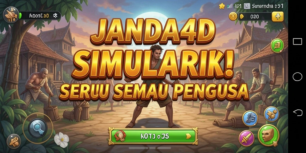 Tangkapan layar gameplay JANDA4D menampilkan aksi seru dalam simulasi.