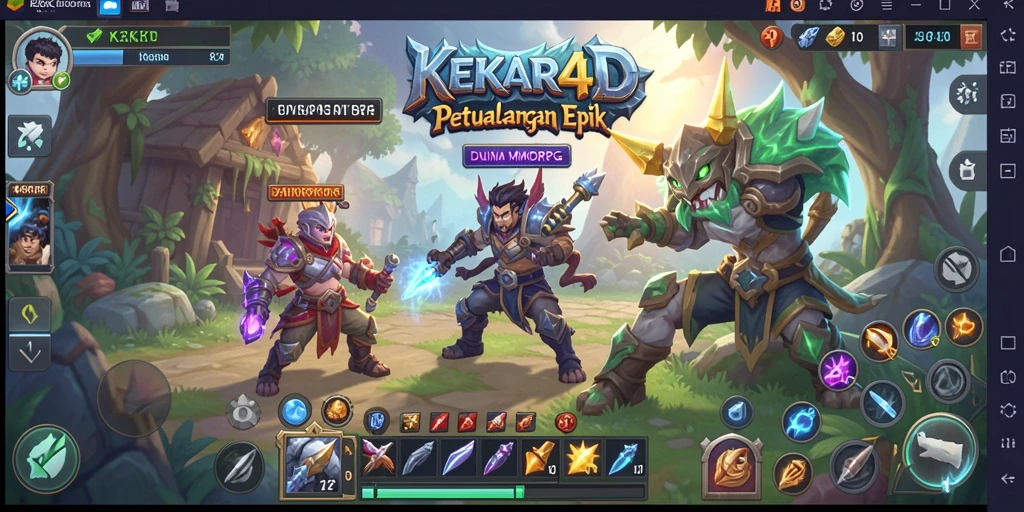 Tampilan menarik gameplay di dunia <strong>KEKAR4D</strong> yang epik.
