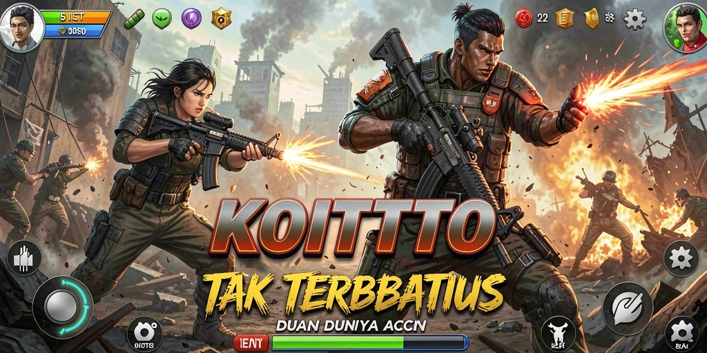 Gameplay seru dengan aksi mendebarkan di KOITOTO.
