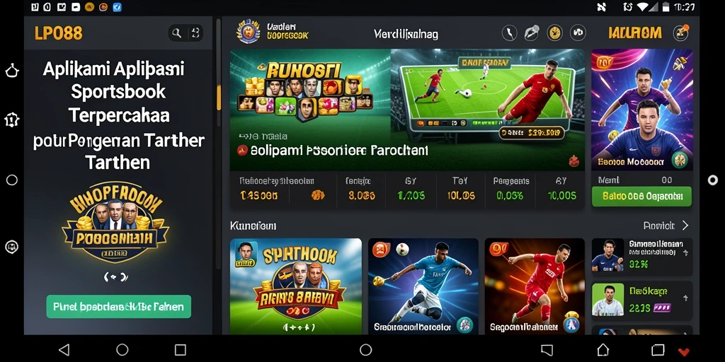 Tampilan menarik dari gameplay LPO88 dalam taruhan Sportsbook.
