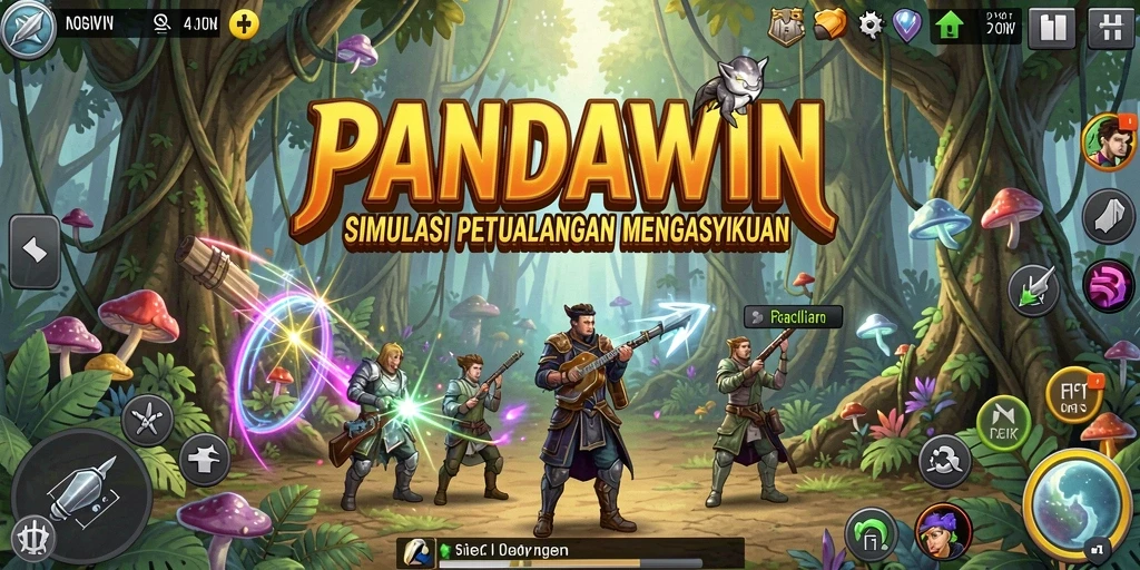 Tampilan menawan dari gameplay PANDAWIN yang mendebarkan.