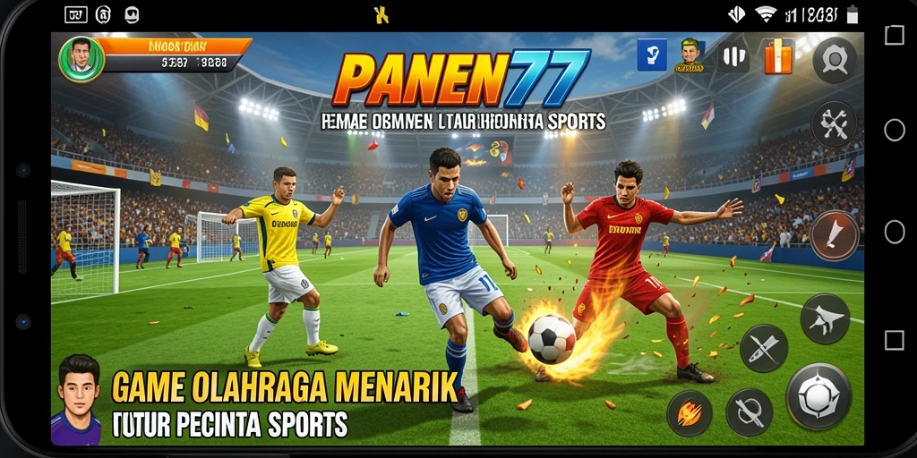 Screenshot gameplay PANEN77 yang menunjukkan aksi seru di lapangan.