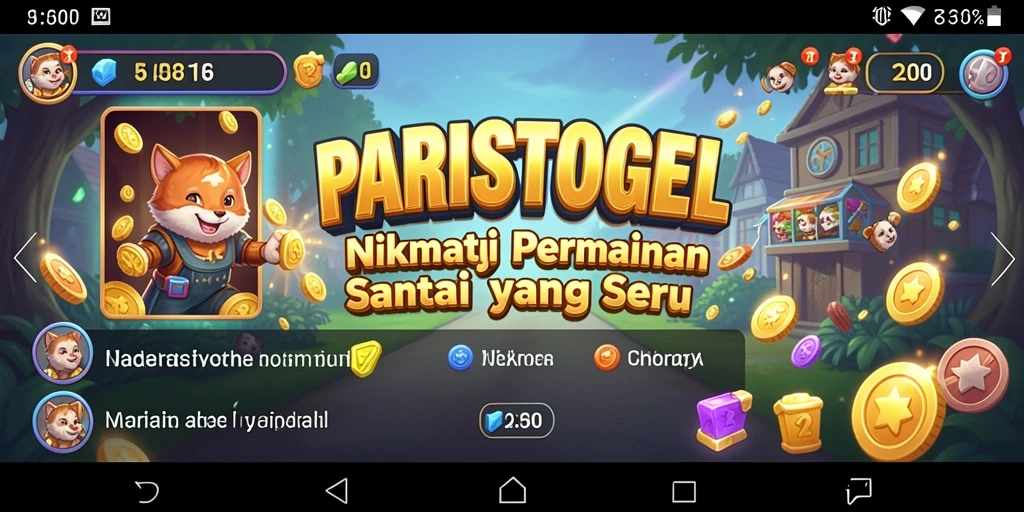 Tampilan mencolok dari gameplay PARISTOGEL yang mengasyikkan.