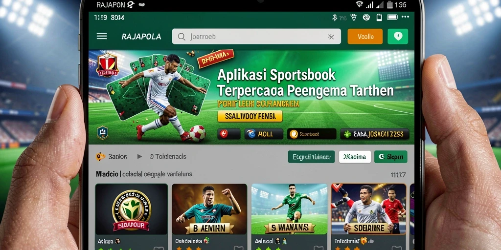 Tampilan antarmuka RAJAPOLA yang ramah pengguna dan menarik.