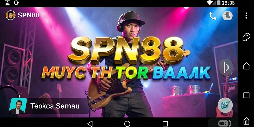Screenshot gameplay SPN88 menampilkan antarmuka musik yang interaktif.
