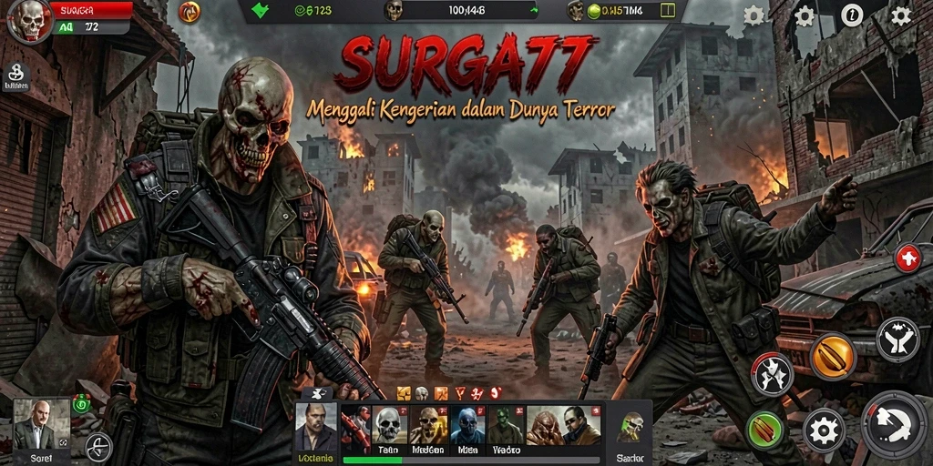 Gameplay SURGA77 yang menegangkan dan atmosfer horor yang kuat.