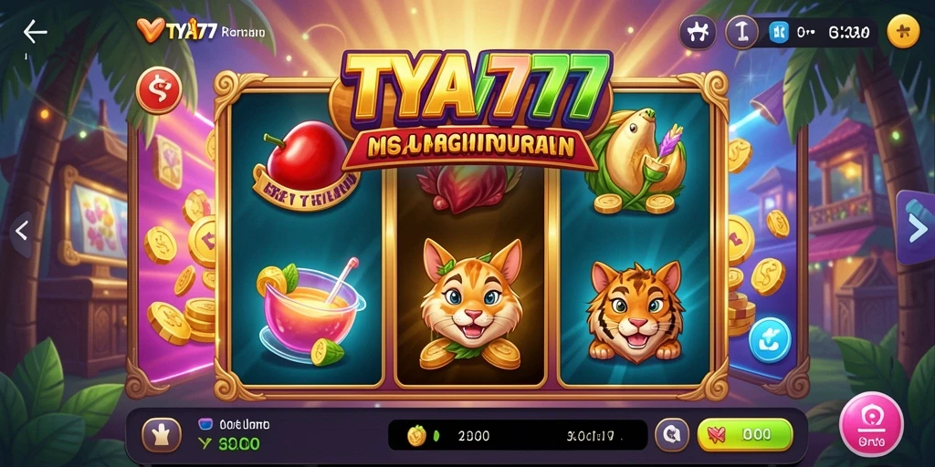 Tampilan menawan dan gameplay seru dari TYA777 Slot.